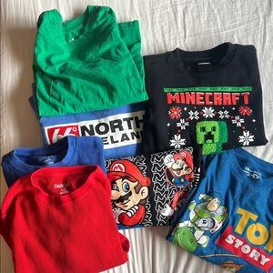 Boys Small (6/7) Long Sleeve/Sweatshirt Bundle